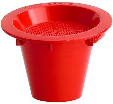 Rolf tamis jouet rouge - tamis à sable robuste en plastique 25 cm-2