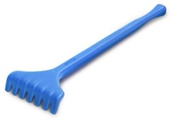 Rolf râteau bleu outil de jardin 65cm - solide et durable