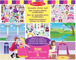Melissa & Doug Bloc D’Autocollants Réutilisables - Château De Princesse