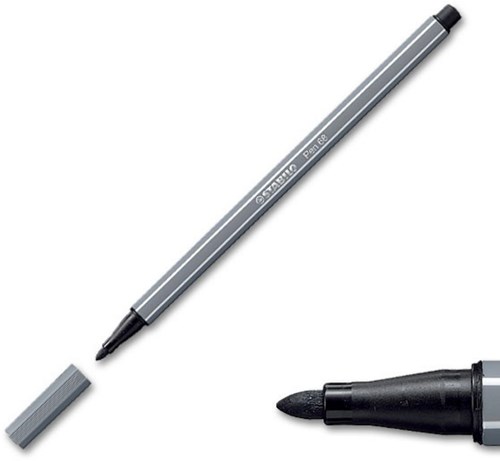 Stabilo feutre premium gris foncé Pen 68 - marqueur créatif-3