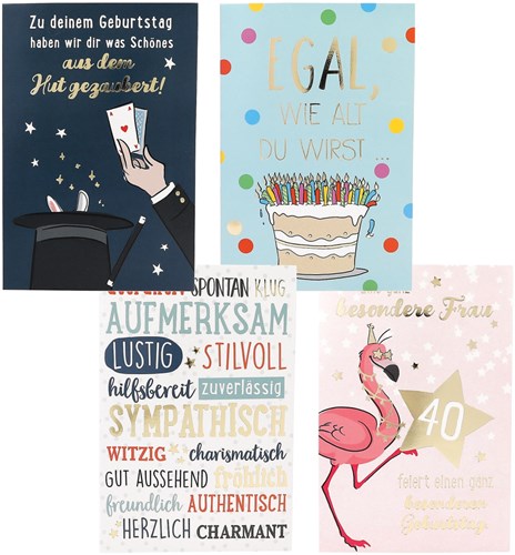 Carte d'anniversaire jouet Depesche Zum Geburtstag alles Liebe-2