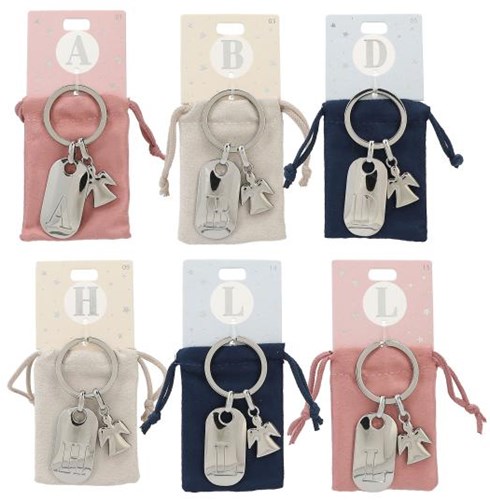 Depesche porte-clés ange gardien lettre - accessoire personnalisé-2