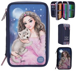 TOPModel 3-vaks etui WOLF