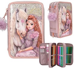 TOPModel 3-vaks etui VIVA VIOLET