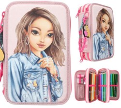 Depesche TOPModel trousse 3 compartiments - fournitures scolaires filles
