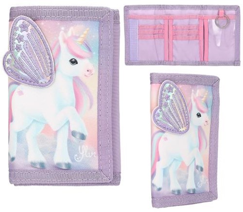 Depesche portefeuille Ylvi avec ailes brodées - accessoire mode enfant