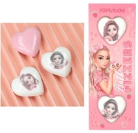 Depesche TOPModel bombe de bain set - jouet de bain en forme de cœur parfumé à la fraise