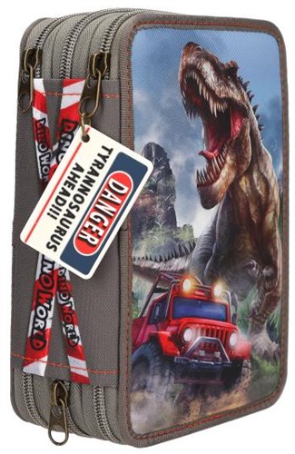 Depesche trousse dinosaure - trousse scolaire 3 compartiments NEW WORLD-3