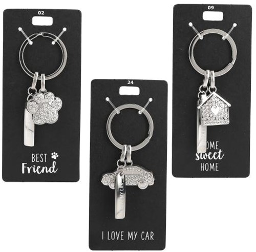 Depesche porte-clés ange gardien argent porte-bonheur cadeau-2