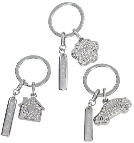 Depesche porte-clés ange gardien argent porte-bonheur cadeau-3