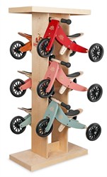 Kinderfeets présentoir en bois vide pour les vélos d'équilibre Tiny Tot