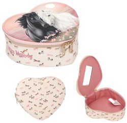 Depesche boîte à bijoux pour enfants BLOSSOM PONY motif cheval rose