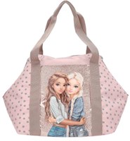 Depesche sac de sport TOPModel DOTS rose polyester scintillant-3