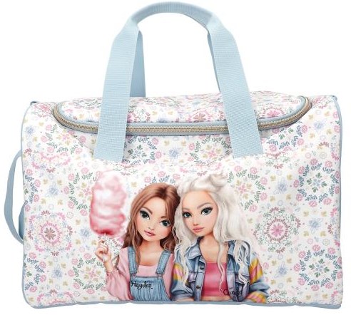 Depesche sac de sport TOPModel bleu clair festival fun duffel bag-2