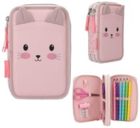Depesche Princess Mimi trousse 2 compartiments cerf rose fournitures scolaires