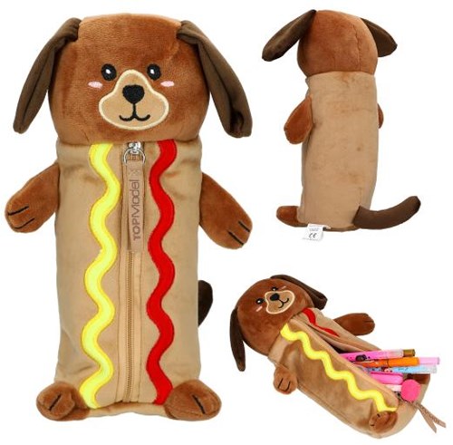 Depesche TOPModel trousse chien SUNNY DOG marron soft case