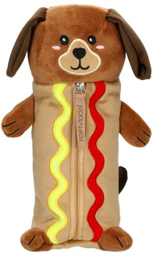 Depesche TOPModel trousse chien SUNNY DOG marron soft case-2