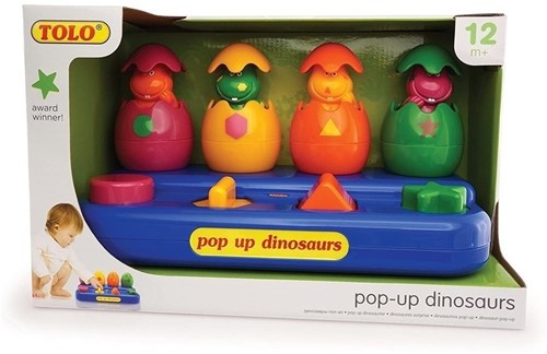 Tolo Classic Jouet Pop-up Dinosaures pour 1 - 2 ans-2