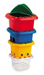 Tolo Classic Jouets de Bain Empilables - 4 pièces
