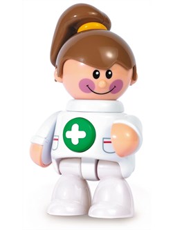 Tolo figurine infirmière - poupée interactive pour tout-petits