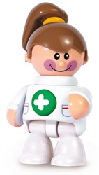 Tolo figurine infirmière - poupée interactive pour tout-petits