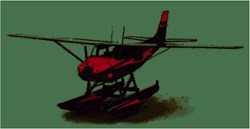 Metal Earth maquette avion Cessna 182 Floatplane en métal