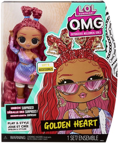 L.O.L. Surprise poupée mode Golden Heart - OMG Core Series 7 jouet poupées