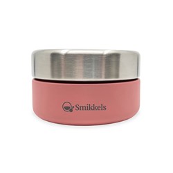 Smikkels foodjar en acier inoxydable 280ml rose boîte à goûter