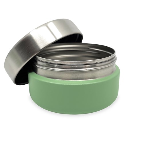 Smikkels boîte à fruits inox enfant 280ml vert - boîte à snack durable-2