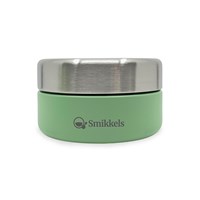 Smikkels boîte à fruits inox enfant 280ml vert - boîte à snack durable