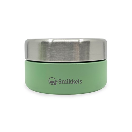 Smikkels boîte à fruits inox enfant 280ml vert - boîte à snack durable