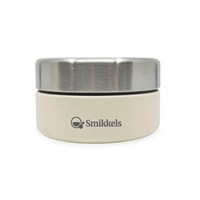 Smikkels - Boîte à aliments inox 280ml blanc - boîte à goûter enfant
