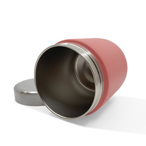 Smikkels thermos foodjar - Contenant à lunch inox rose 350ml-2