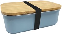 Smikkels boîte à lunch set - bande élastique silicone noir - boîte durable-2
