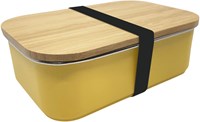 Smikkels boîte à lunch set - bande élastique silicone noir - boîte durable-3