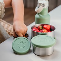 Smikkels Smikkels - RVS bakjes set Groen 110/220/400ml-2