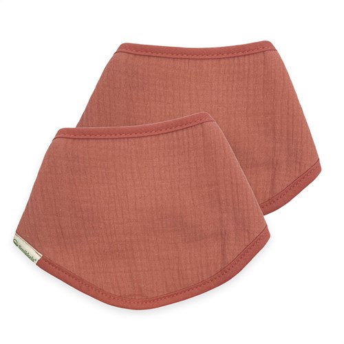 Smikkels - Bavoir bandana (2 pièces) - Rose