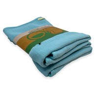 Smikkels épaule bébé lange coton set bleu - bavoir d'épaule-2