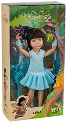 Kruselings poupée mannequin Luna set de tennis - poupée avec accessoires