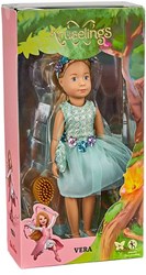 Kruselings poupée Vera Party Time - Poupée de fête avec accessoires et robe fleurie