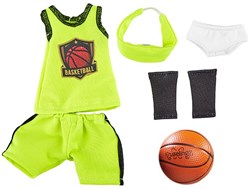 Kruselings vêtements poupée tenue de basket Joy vert plaisir sportif