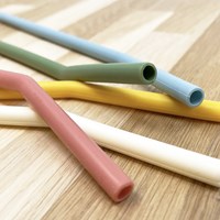 Smikkels - Pailles en silicone - Rose-2
