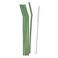 Smikkels - Pailles en silicone - Vert