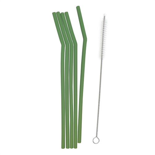 Smikkels - Pailles en silicone - Vert