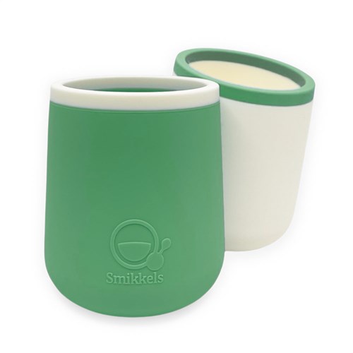 Smikkels - Gobelets en silicone pour enfants (set) - Vert