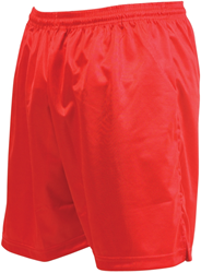 Precision short de football junior rouge - micro-rayures sport S