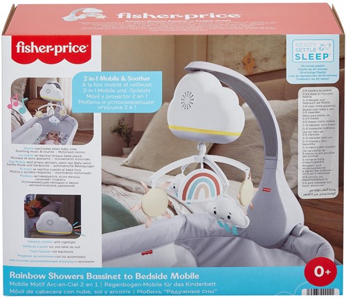 Fisher-Price mobile musical arc-en-ciel lit bébé - veilleuse