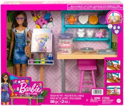 BEX Barbie studio d'art poupée set de jeu avec accessoires jouet créatif