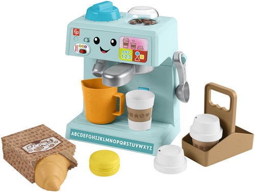 Fisher-Price machine à café jouet éducatif pour tout-petits - jeu de rôle barista