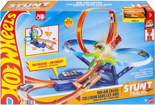 Hot Wheels circuit cascade Crash dans les airs jouet piste de course